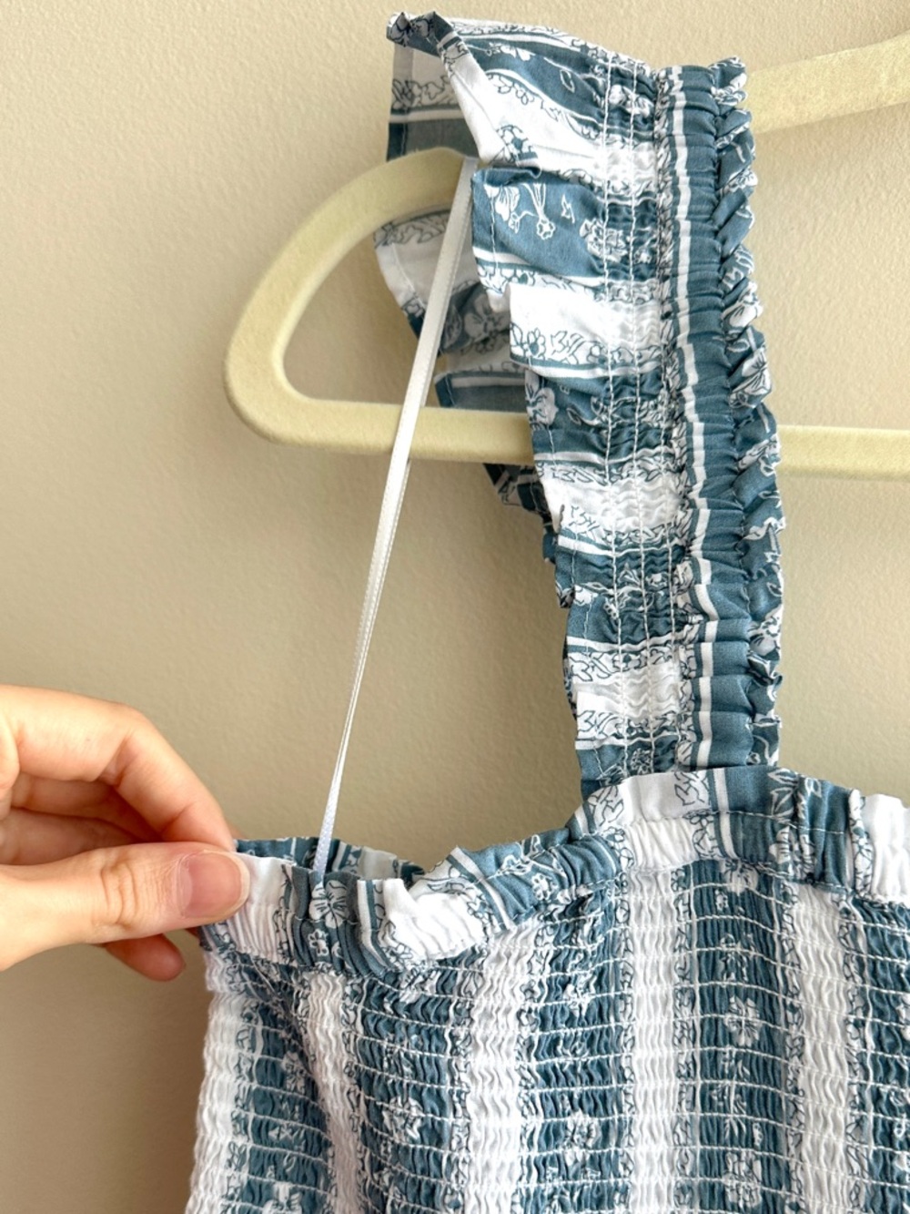 J. Crew Blue and White Striped Midi Dress - Picture 6 of 16